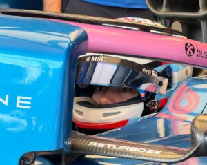 Colapinto recibió una sanción por el choque generado en el GP de Azerbaiyán. Foto: Agencia NA (@AlpineF1Team)
