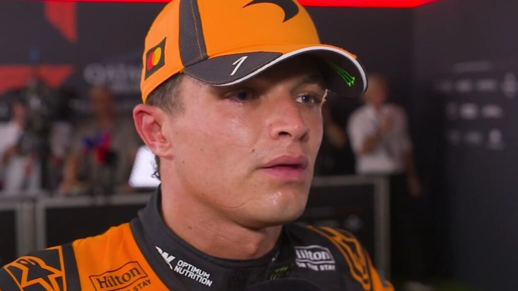Norris pidió que Colapinto no dispute la siguiente carrera. Foto: Agencia NA (@FormulaDirecta)