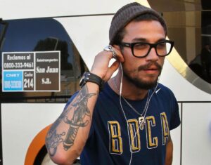 Daniel Osvaldo está internado por un derrame pleural. Fotografía Noticias Argentinas.