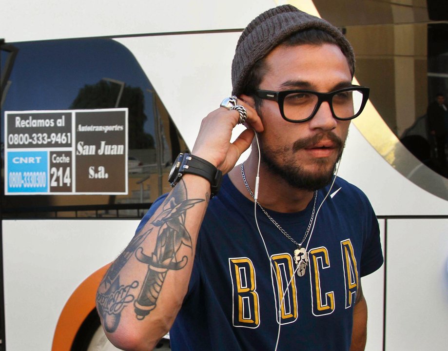 Daniel Osvaldo está internado por un derrame pleural. Fotografía Noticias Argentinas.