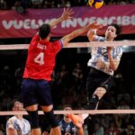 El Vóley masculino cayó ante Chile Foto: Agencia NA (@Voley_Feva).