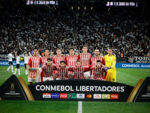Estudiantes clasificó en Brasil a las semifinales de la Libertadores. Foto: Agencia NA (@EdelpOficial).